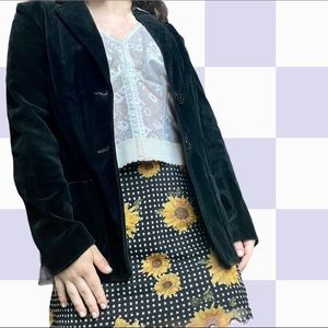 Vintage black Velour Blazer 💎